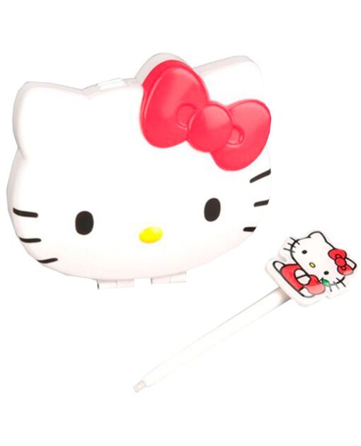 ESTUCHE RIGIDO 3DS HELLO KITTY BLANCO
