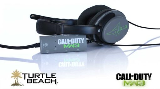HEADSET XBOX 360 TURTLE BEACH CALL OF DUTY MW3 FOXTROT NEGRO - Image 2