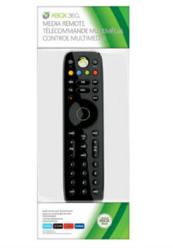 XBOX 360 MEDIA REMOTE CON TARJETA DE DESCARGA