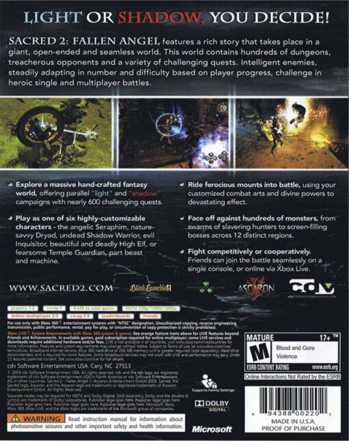 SACRED 2: FALLEN ANGEL - Image 2
