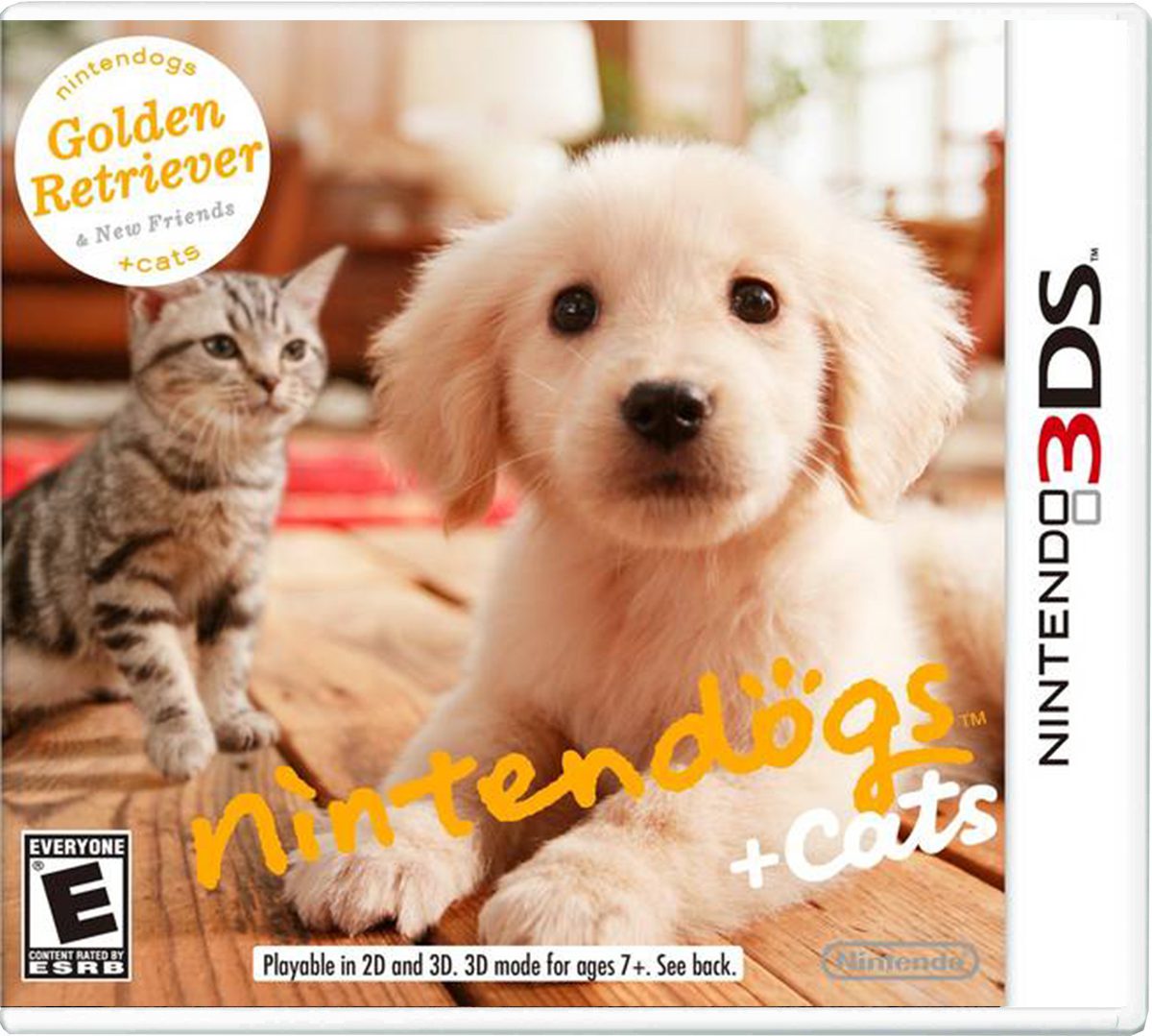 NINTENDOGS CATS GOLDEN RETRIEVER