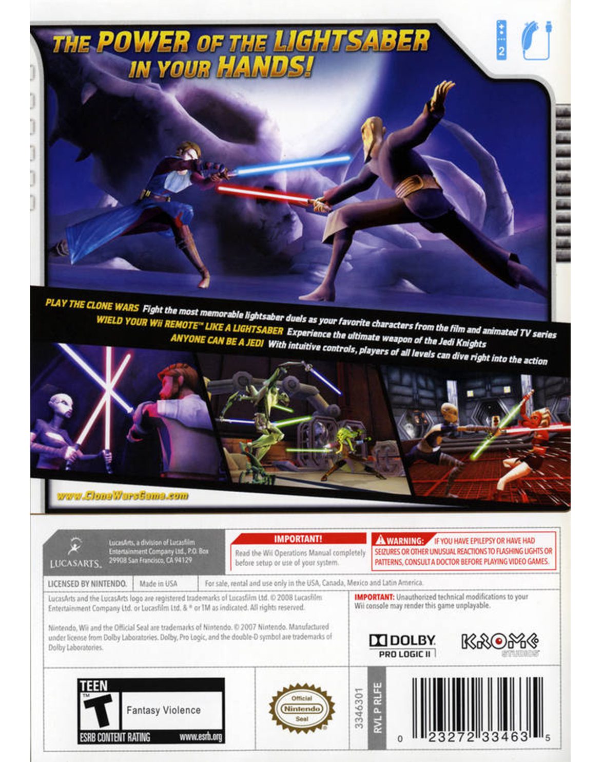 STAR WARS CLONE WARS LIGHTSABER DUELS - Image 2