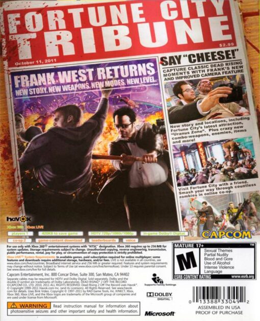 DEAD RISING 2 OFF THE RECORD - Image 2