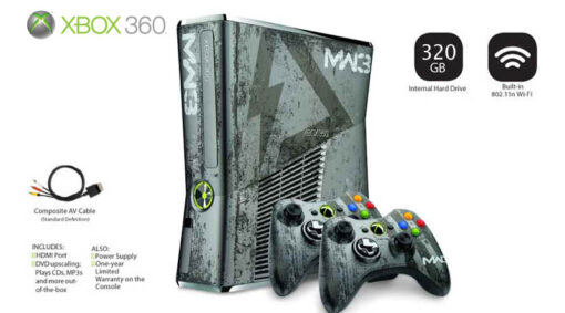 CONSOLA XBOX 360 SLIM CALL OF DUTY MODERN WARFARE 3 EDICION LIMITADA - Image 2