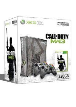 CONSOLA XBOX 360 SLIM CALL OF DUTY MODERN WARFARE 3 EDICION LIMITADA