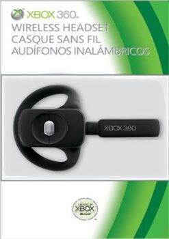 HEADSET XBOX 360 INALAMBRICO NEGRO