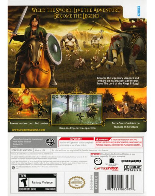 THE LORD OF THE RINGS ARAGORNS QUEST - Image 2