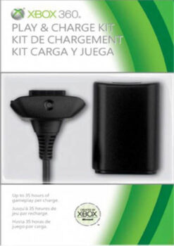PLAY N CHARGE KIT BLACK