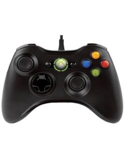 CONTROL XBOX 360 ALAMBRICO NEGRO