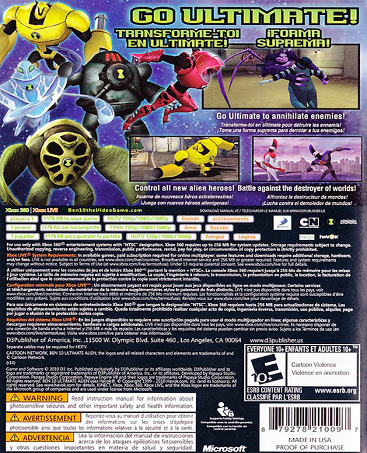 BEN 10 ULTIMATE ALIEN COSMIC DESTRUCTION - Image 2