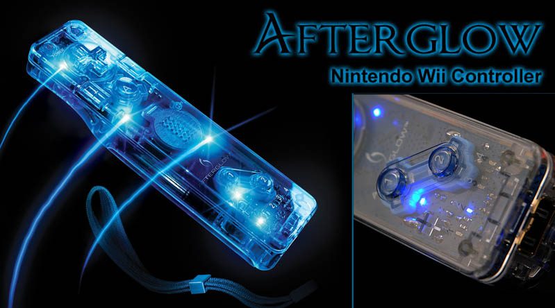 CONTROL WII INALAMBRICO AFTERGLOW AZUL - Image 2