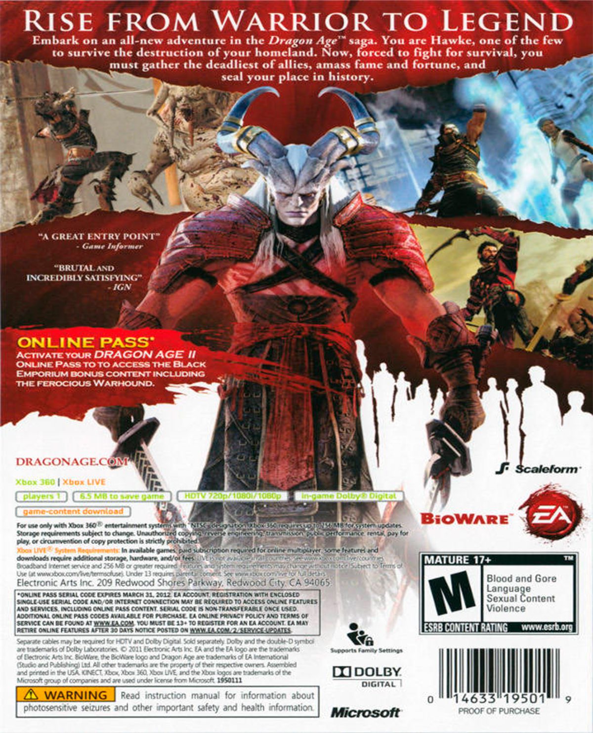DRAGON AGE 2 SIGNATURE EDITION - Image 2