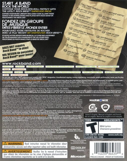 ROCK BAND: METAL TRACK PACK - Image 2