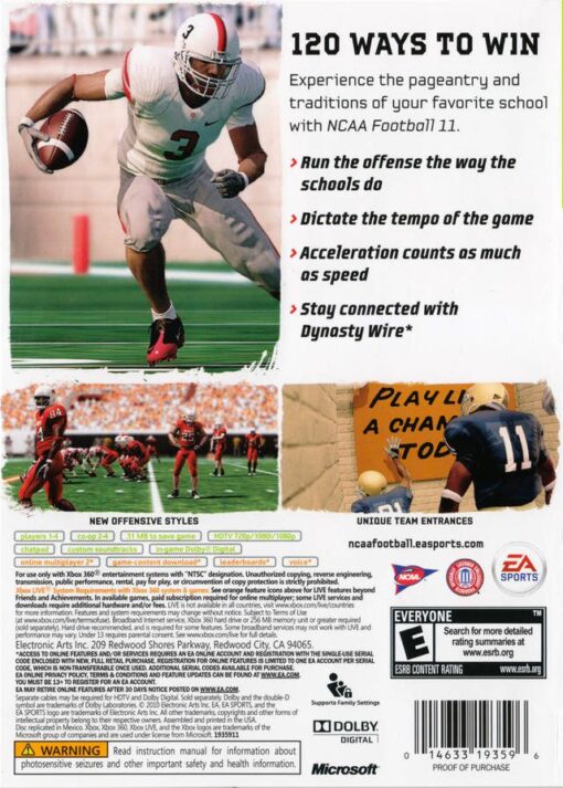 NCAA FOOTBALL 11 - Image 2