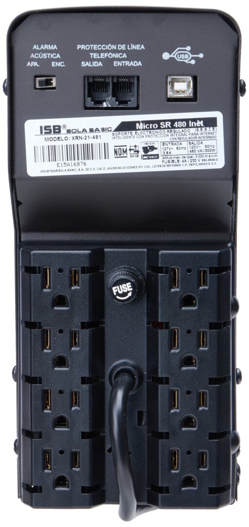 SOLA BASIC UPS/REG  MICROSR 480 INET 480VA - Image 2