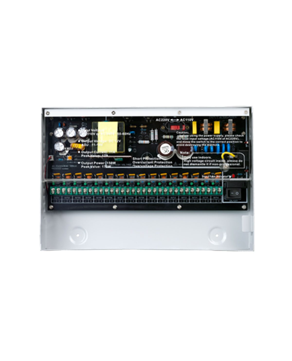 FUENTE DE PODER PROVISION ISR CCTV PR-12A16CH 16 CANALES ENTRADA 100 - 240V SALIDA 12V - Image 2