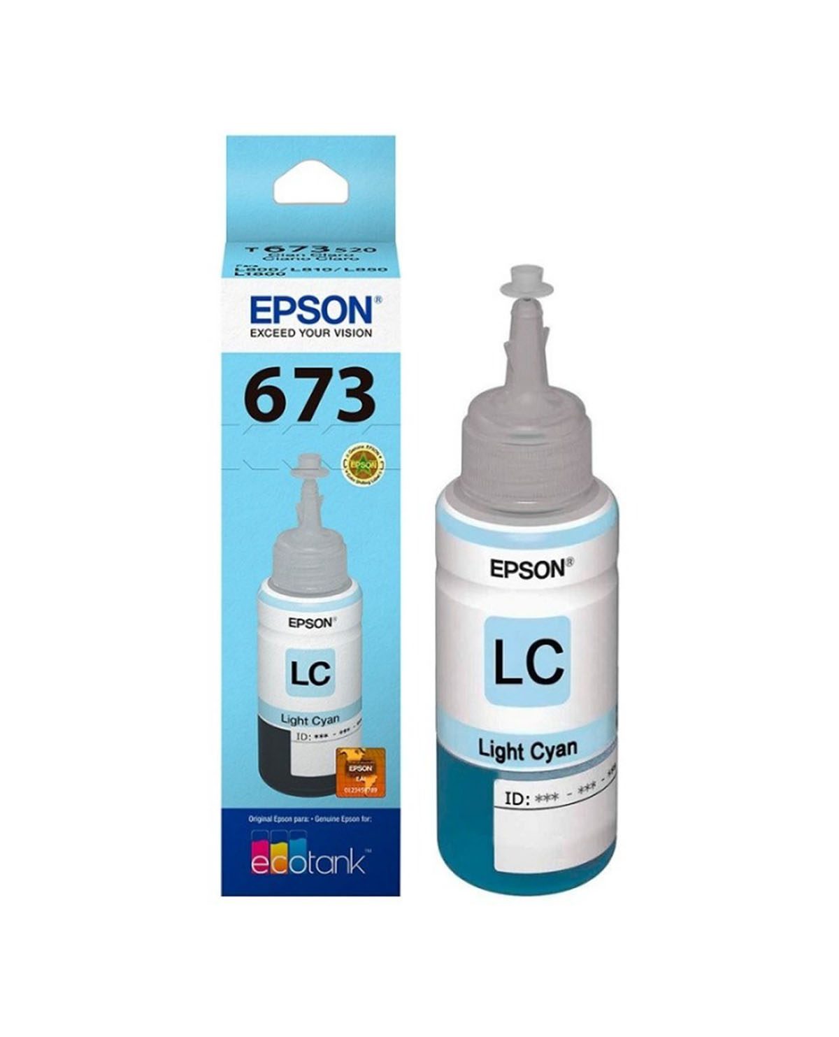BOTELLA DE TINTA EPSON T673 LIGHT CYAN