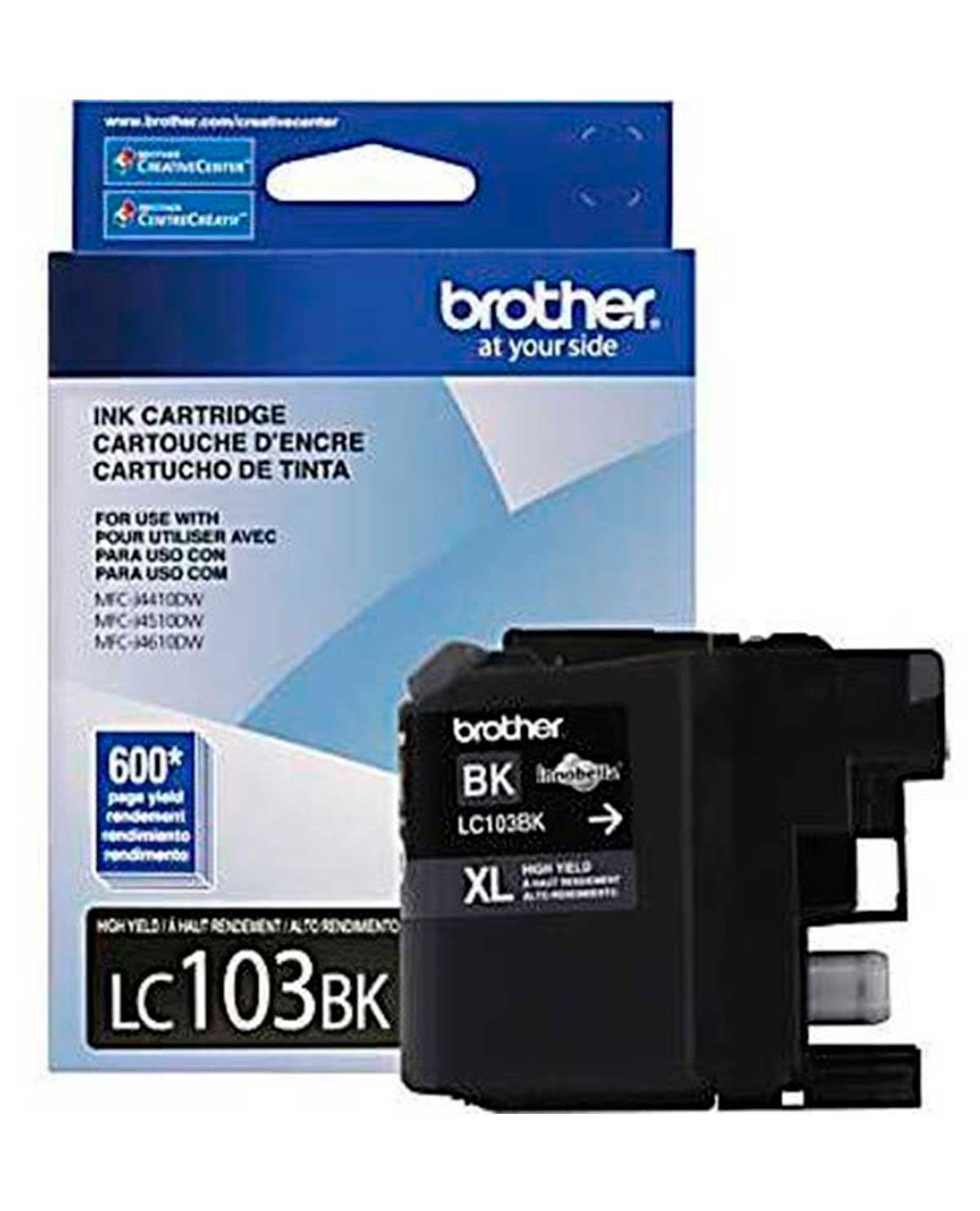 CARTUCHO DE TINTA BROTHER LC103BK NEGRO