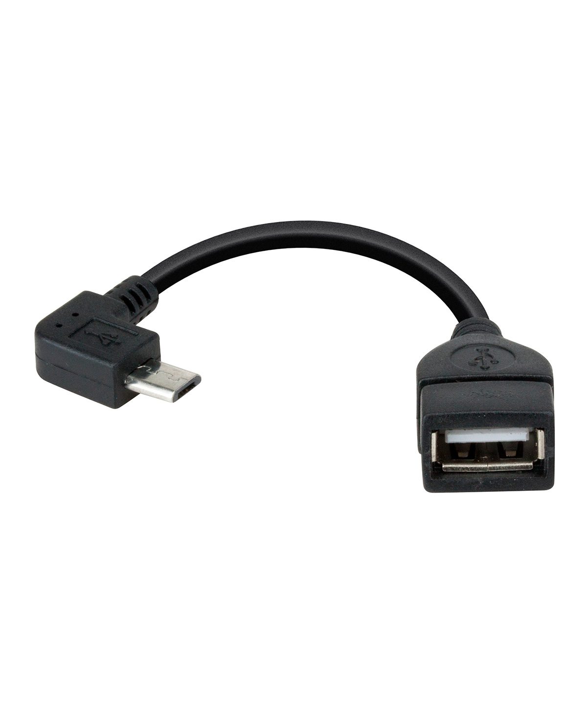 Xtech XTC360 - Data adapter - USB (F) to Micro-USB Type B (M) - 13.5 cm - angled connector