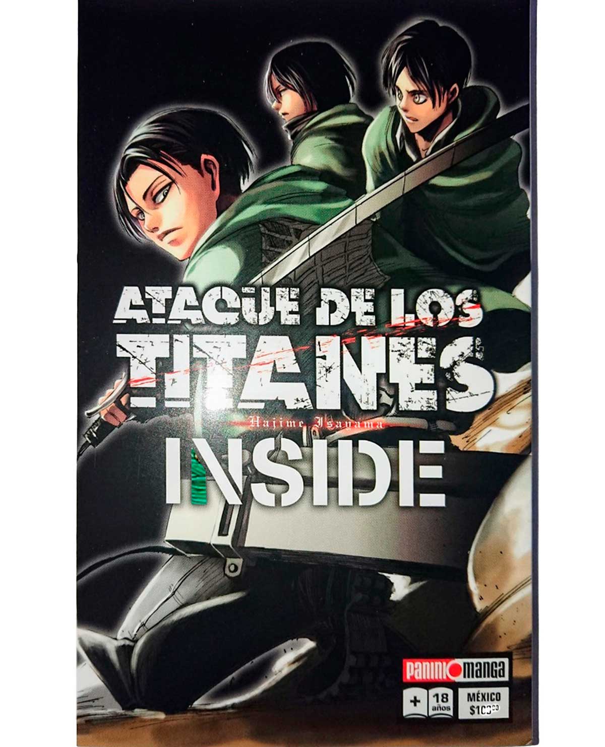 LIBRO ATTACK ON TITAN INSIDE N. 1