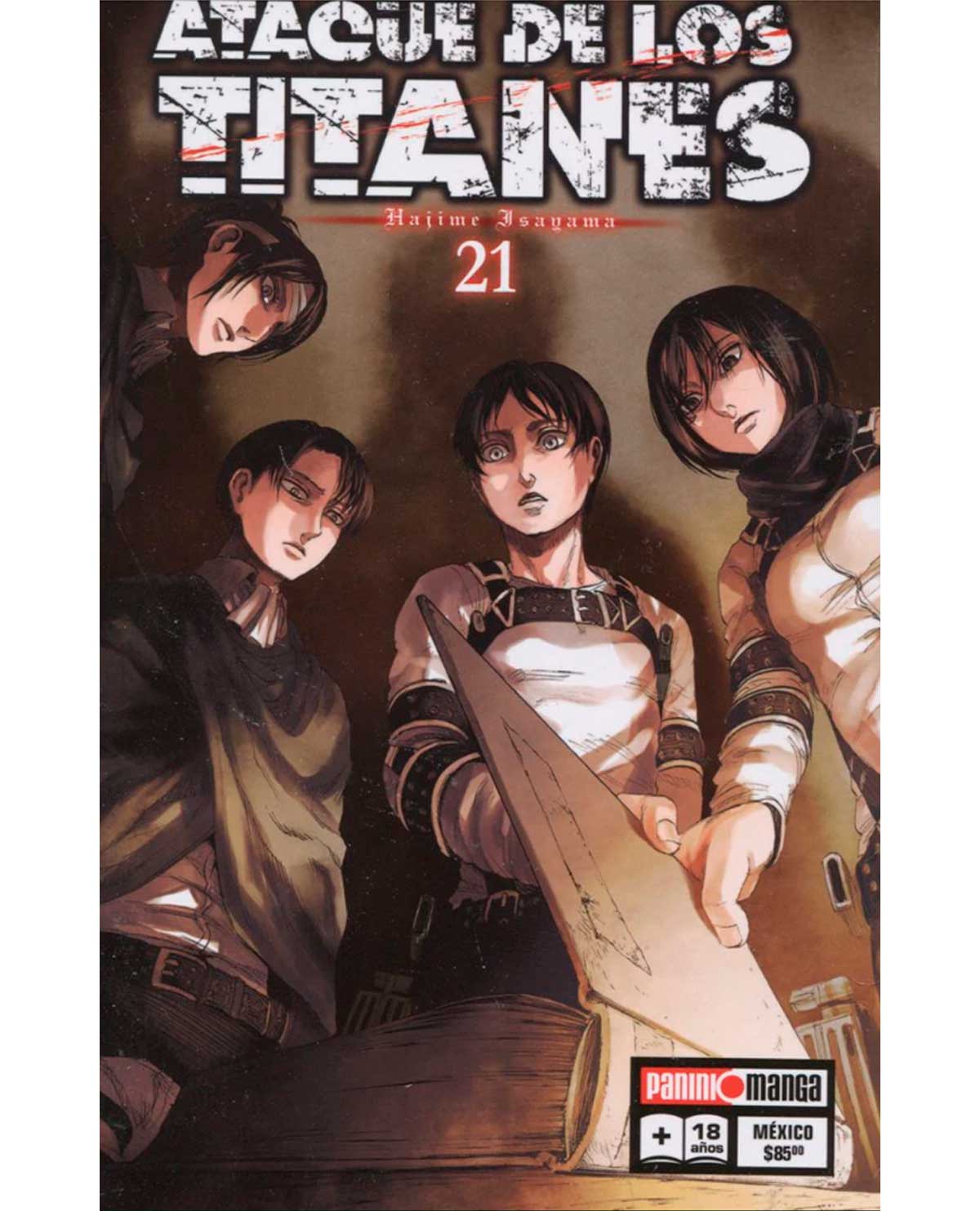 MANGA ATTACK ON TITAN TOMO 21