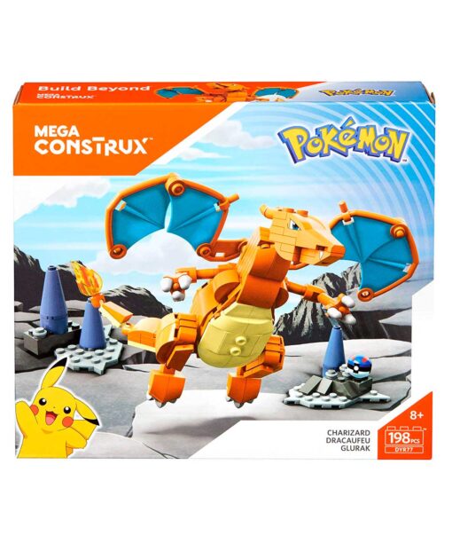 SET DE CONSTRUCCION MEGA CONSTRUX POKEMON CHARIZARD - Image 2