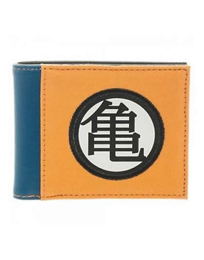 CARTERA DRAGON BALL TURTLE HERMIT LOGO NARANJA