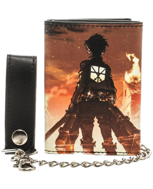 CARTERA CON CADENA ATTACK ON TITAN - Image 2
