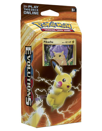 DECK POKEMON TRADING CARD GAME XY EVOLUTIONS PIKACHU