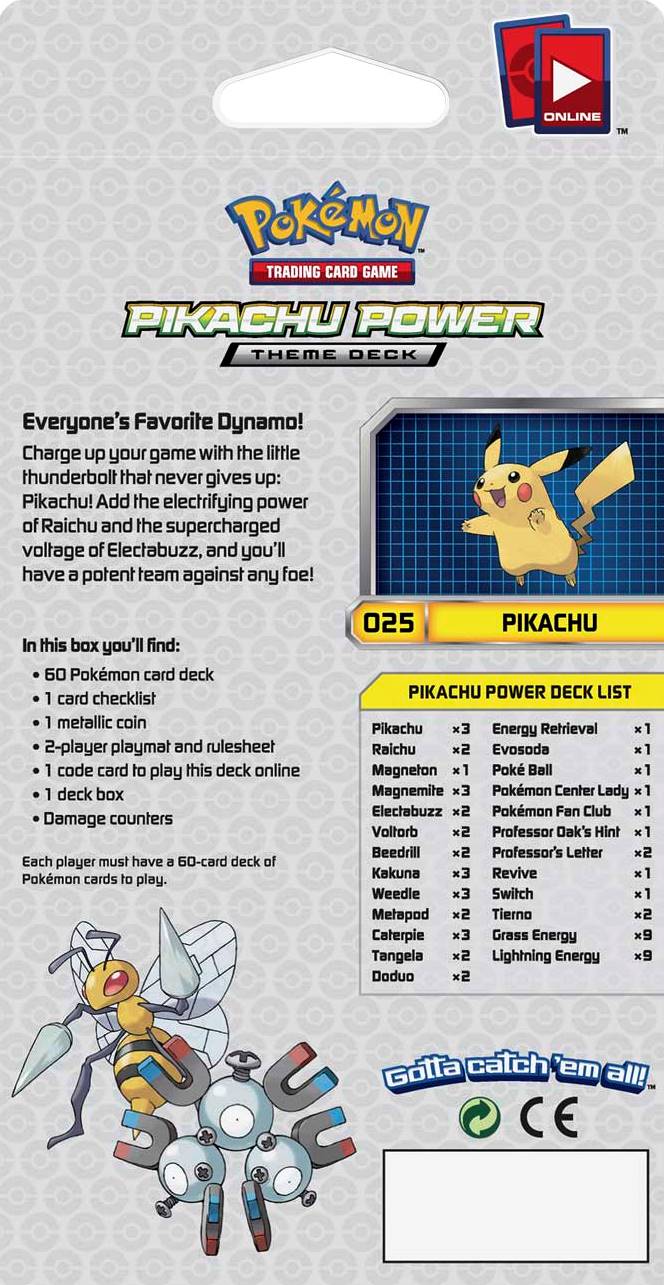 DECK POKEMON TRADING CARD GAME XY EVOLUTIONS PIKACHU - Image 2