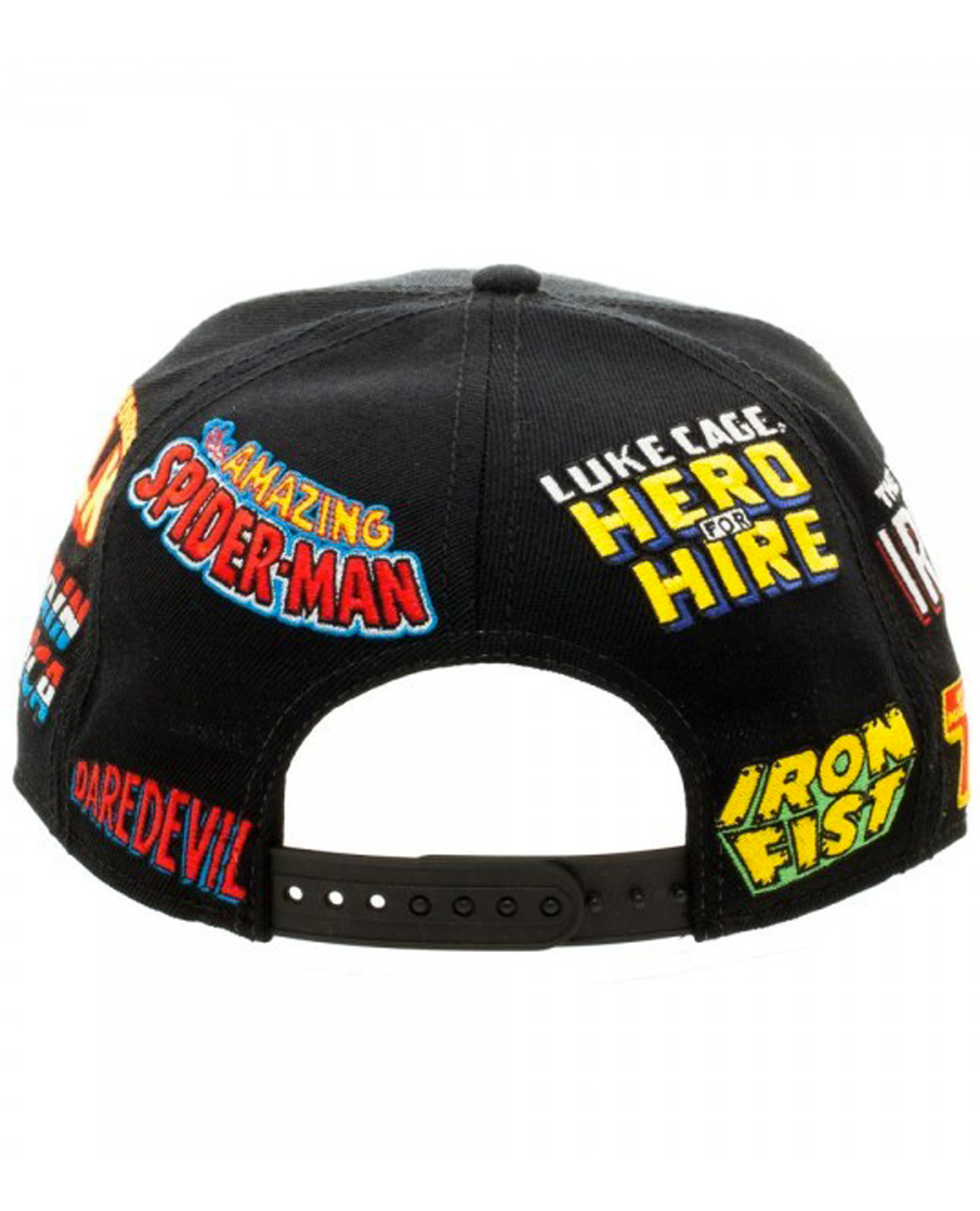 GORRA SNAPBACK MARVEL LOGOS NEGRA - Image 3
