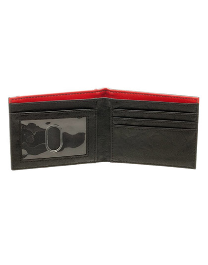 CARTERA DEADPOOL CON PLACA METALICA ROJA - Image 3