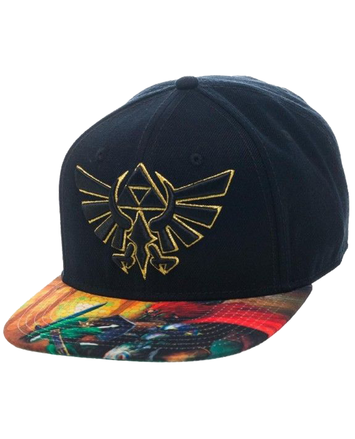 GORRA SNAPBACK THE LEGEND OF ZELDA OCARINA OF TIME NEGRA - Image 3