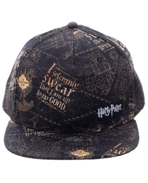 GORRA SNAPBACK HARRY POTTER SOLEMNLY SWEAR NEGRA