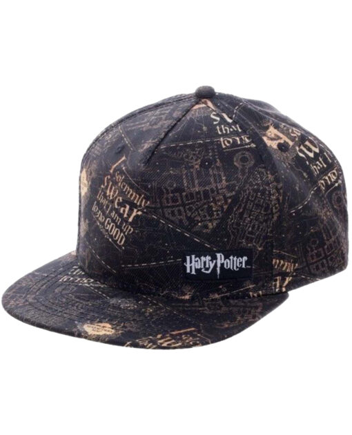 GORRA SNAPBACK HARRY POTTER SOLEMNLY SWEAR NEGRA - Image 2