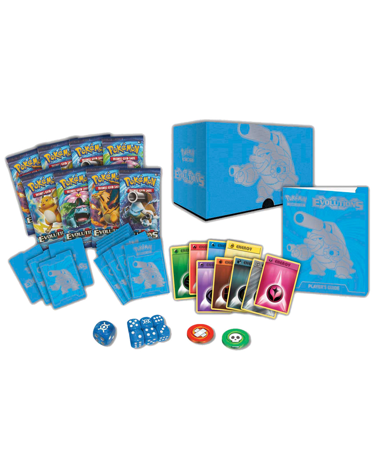 CAJA POKEMON TRADING CARD GAME XY EVOLUTIONS MEGA BLASTOISE EX ELITE TRAINER - Image 2