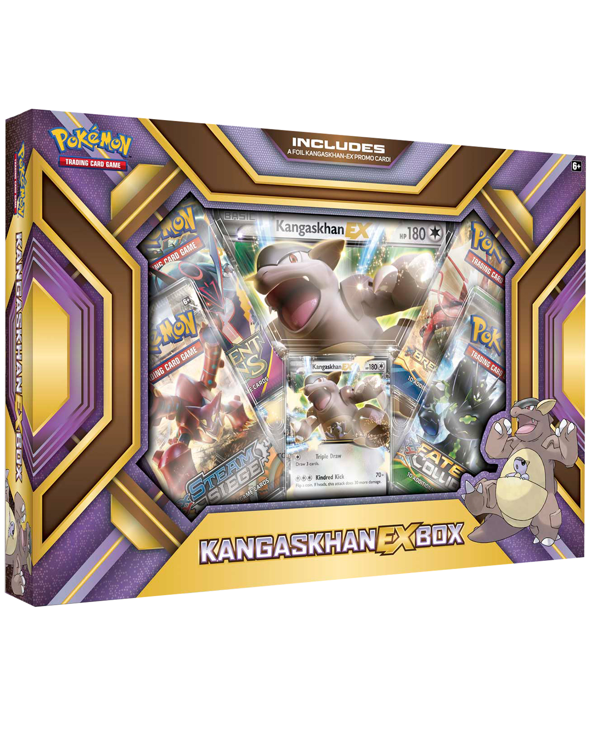 CAJA POKEMON TRADING CARD GAME KANGASKHAN EX