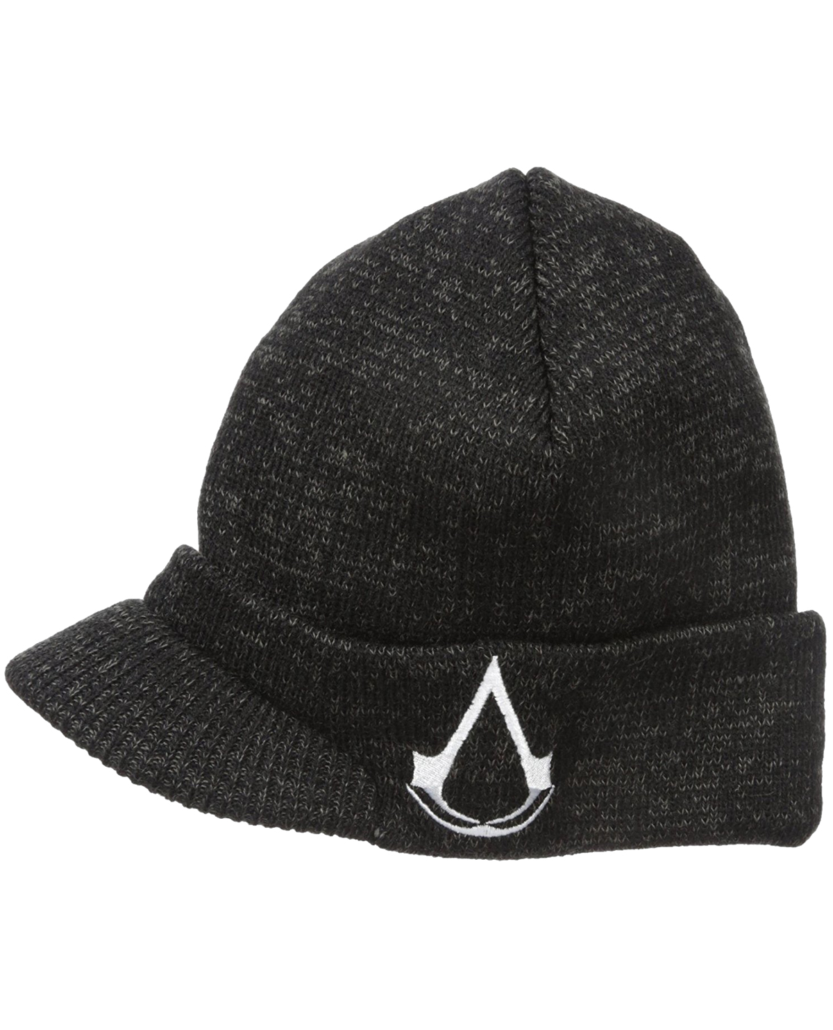 GORRO BEANIE CON VICERA ASSASSINS CREED LOGO GRIS