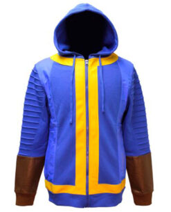 SUDADERA FALLOUT VAULT 111 AZUL CHICA