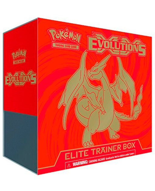 CAJA POKEMON TRADING CARD GAME XY EVOLUTIONS MEGACHARIZARD EX ELITE TRAINER