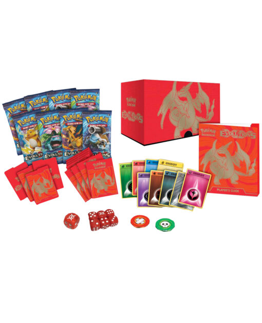 CAJA POKEMON TRADING CARD GAME XY EVOLUTIONS MEGACHARIZARD EX ELITE TRAINER - Image 2