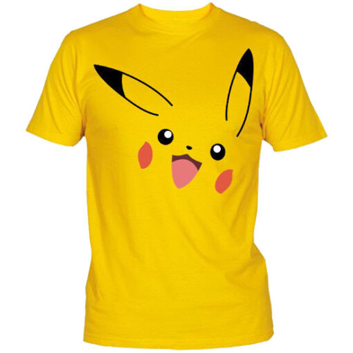 PLAYERA POKEMON PIKACHU AMARILLA CHICA