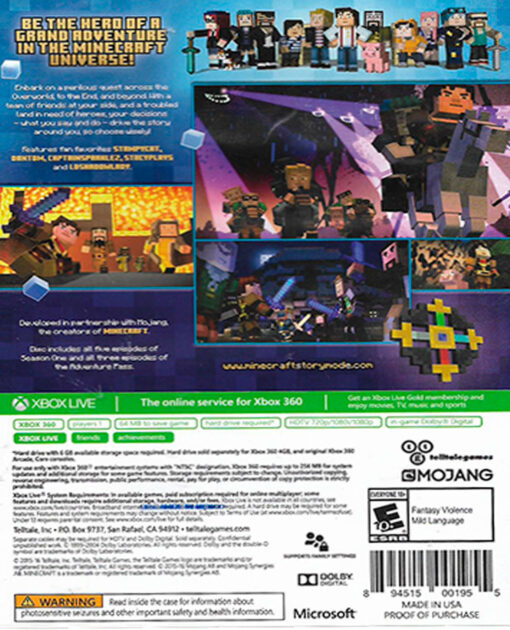 MINECRAFT STORY MODE THE COMPLETE ADVENTURE - Image 2