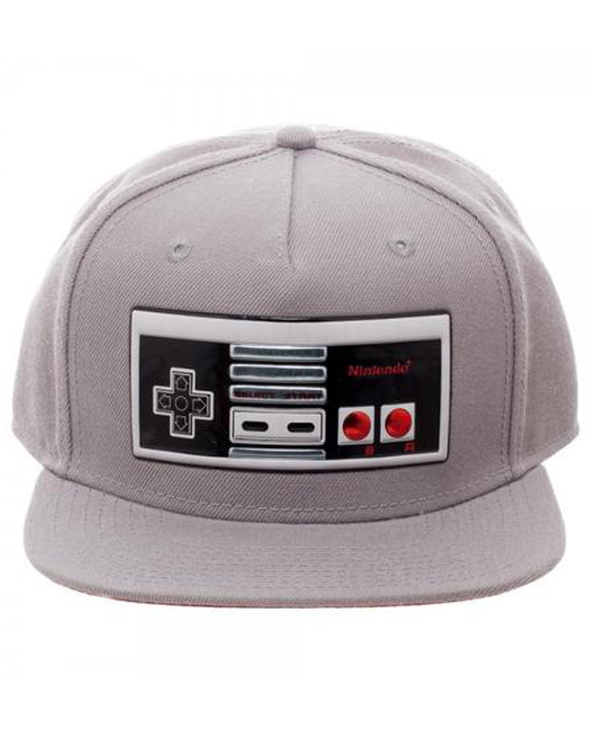 GORRA SNAPBACK NINTENDO CONTROL NES GRIS