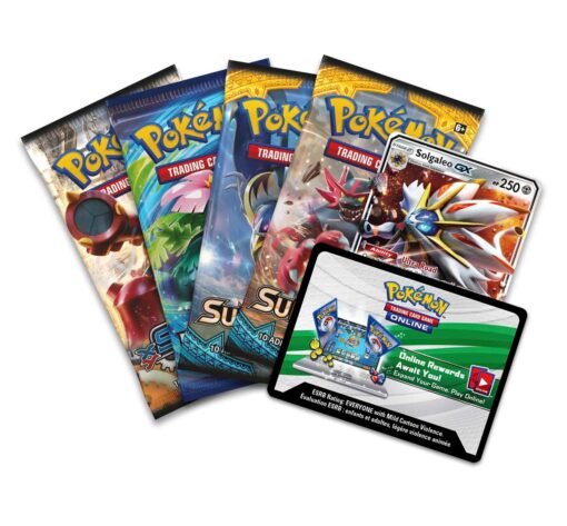 LATA POKEMON TRADING CARD GAME LEGENDS OF ALOLA SOLGALEO GX - Image 2