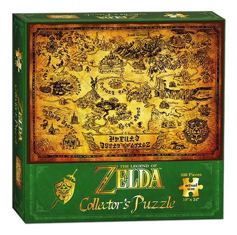 ROMPECABEZAS THE LEGEND OF ZELDA HYRULE MAP