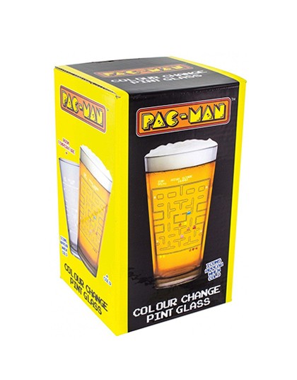 VASO DE VIDRIO SENSIBLE AL FRIO PAC-MAN - Image 2