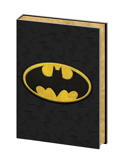 LIBRETA BATMAN LOGO NEGRA
