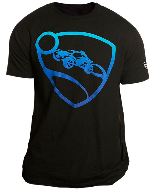 PLAYERA ROCKET LEAGUE LOGO NEGRA 2XGRANDE