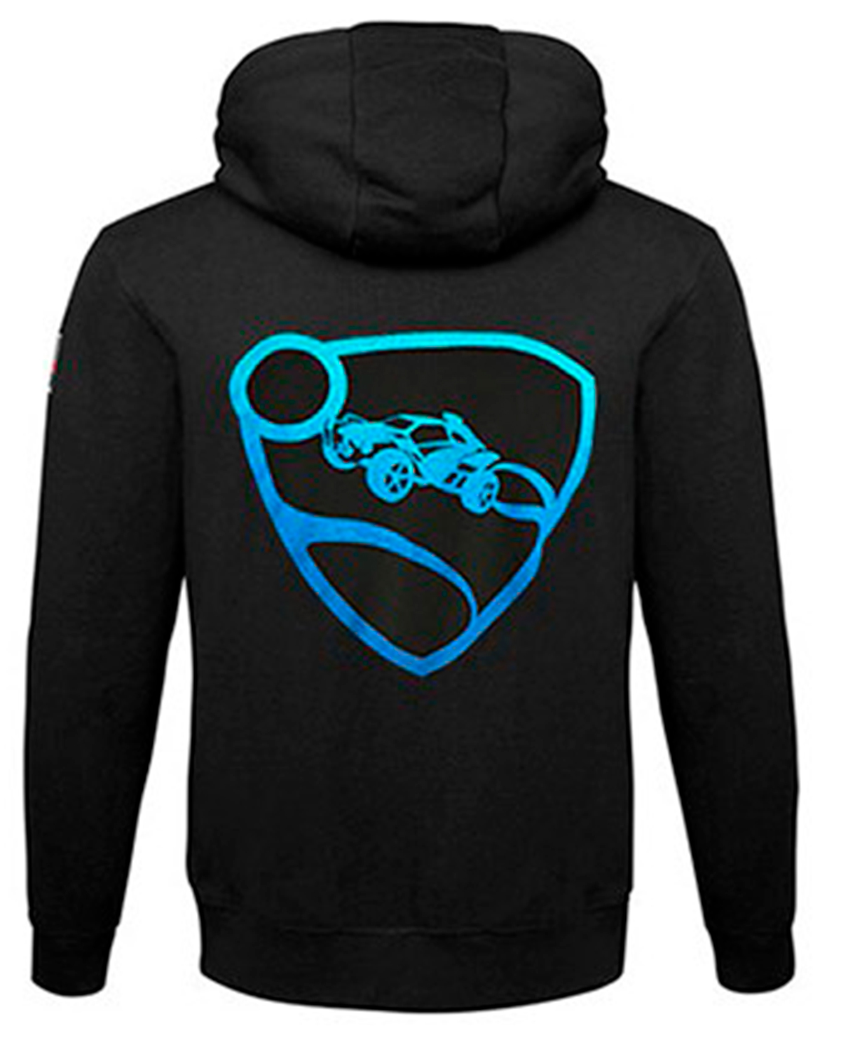 SUDADERA ROCKET LEAGUE LOGO AZUL NEGRA CHICA - Image 2